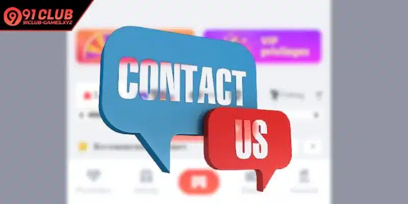 The contact us service supports 91 club members
