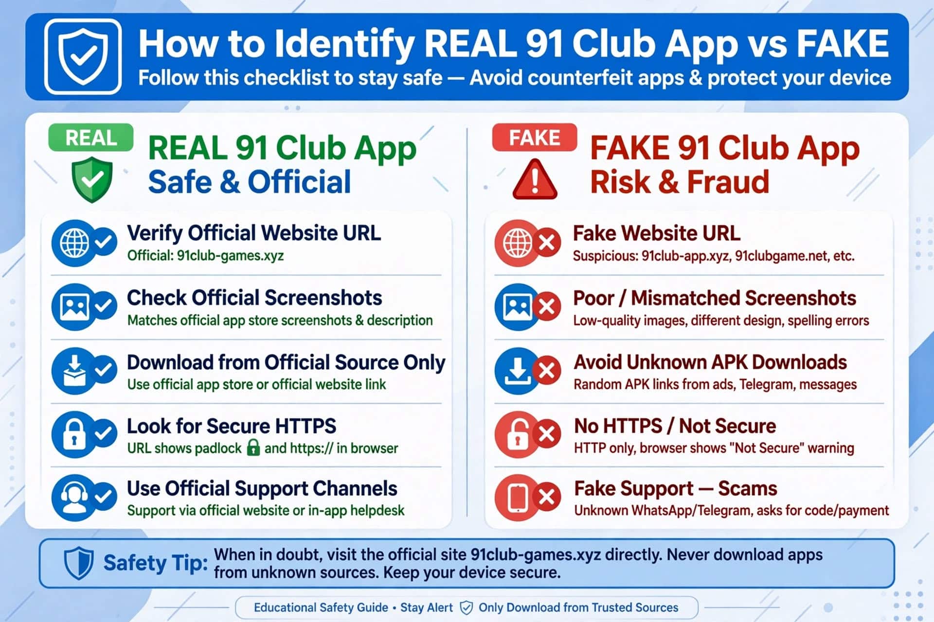 91 Club Photo – How to Identify Real App with Official Screenshots